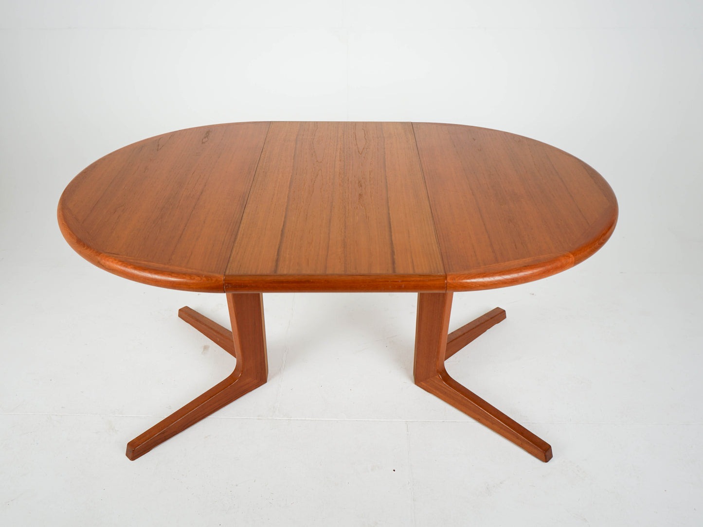 Teak Tisch Esstisch ausziehbar rund Vintage 60er Mid Century