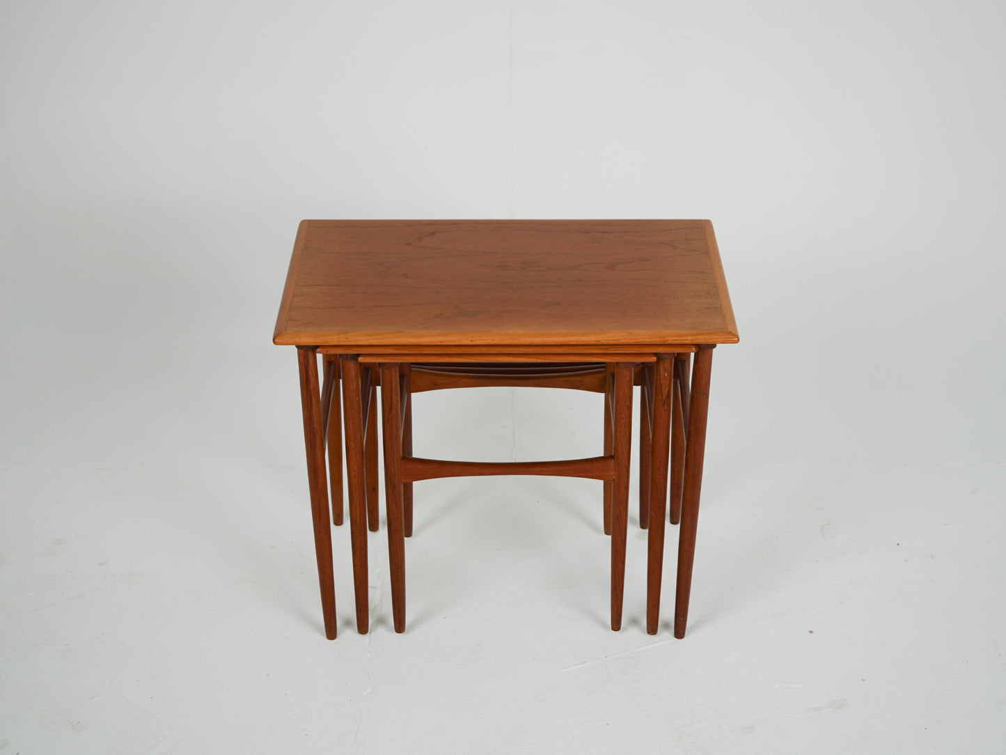 Teak Satztische Beistelltisch Vintage Teak Danish