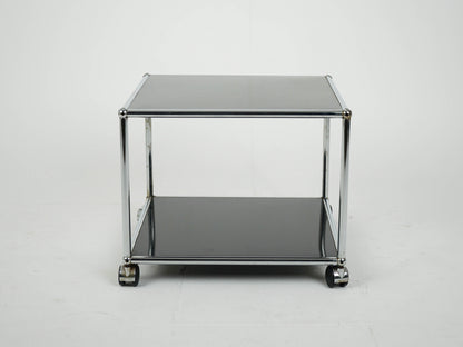 USM Haller Beistelltisch Graphitschwarz