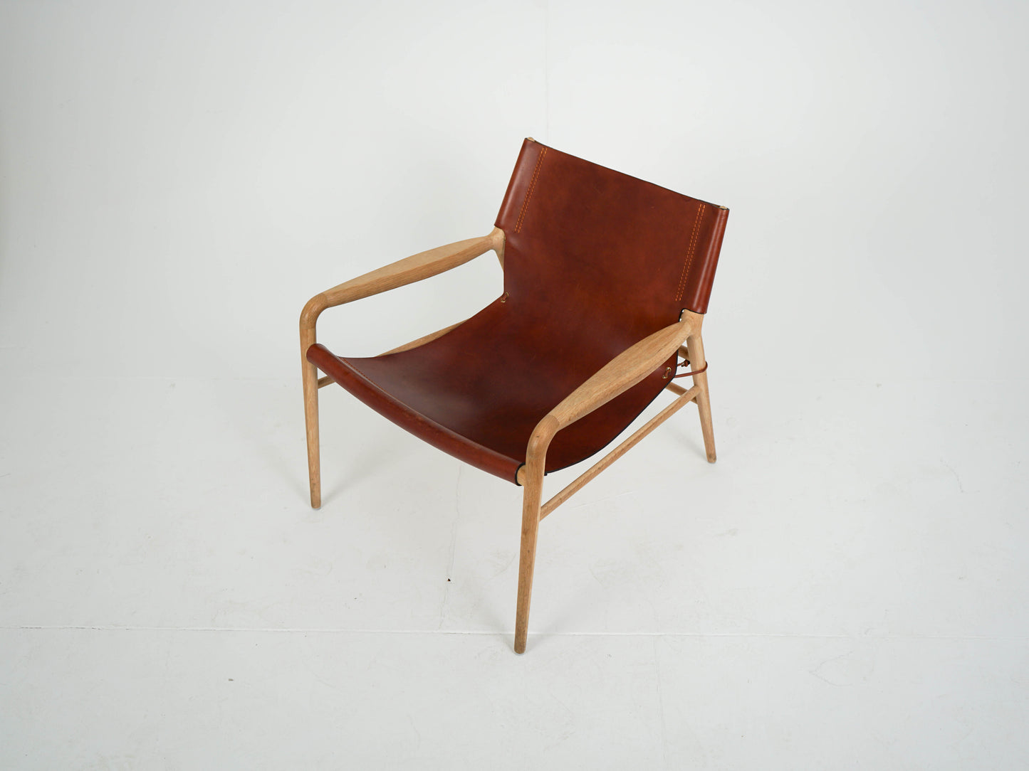 Eiche Leder Sessel RAMA Chair von OX DENMARQ