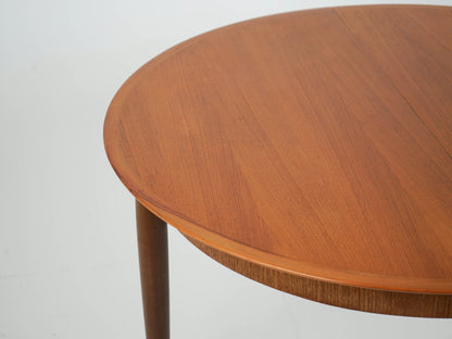 Teak Tisch Esstisch Rund Dänisch Vintage 60er Mid Century