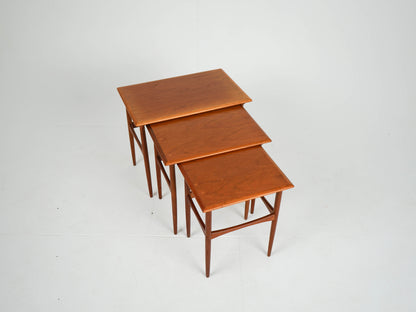 Teak Satztische Beistelltisch Vintage Teak Danish