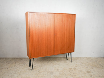 Teak Schrank Bücherregal Vintage 60er Mid Century Retro Dänisch