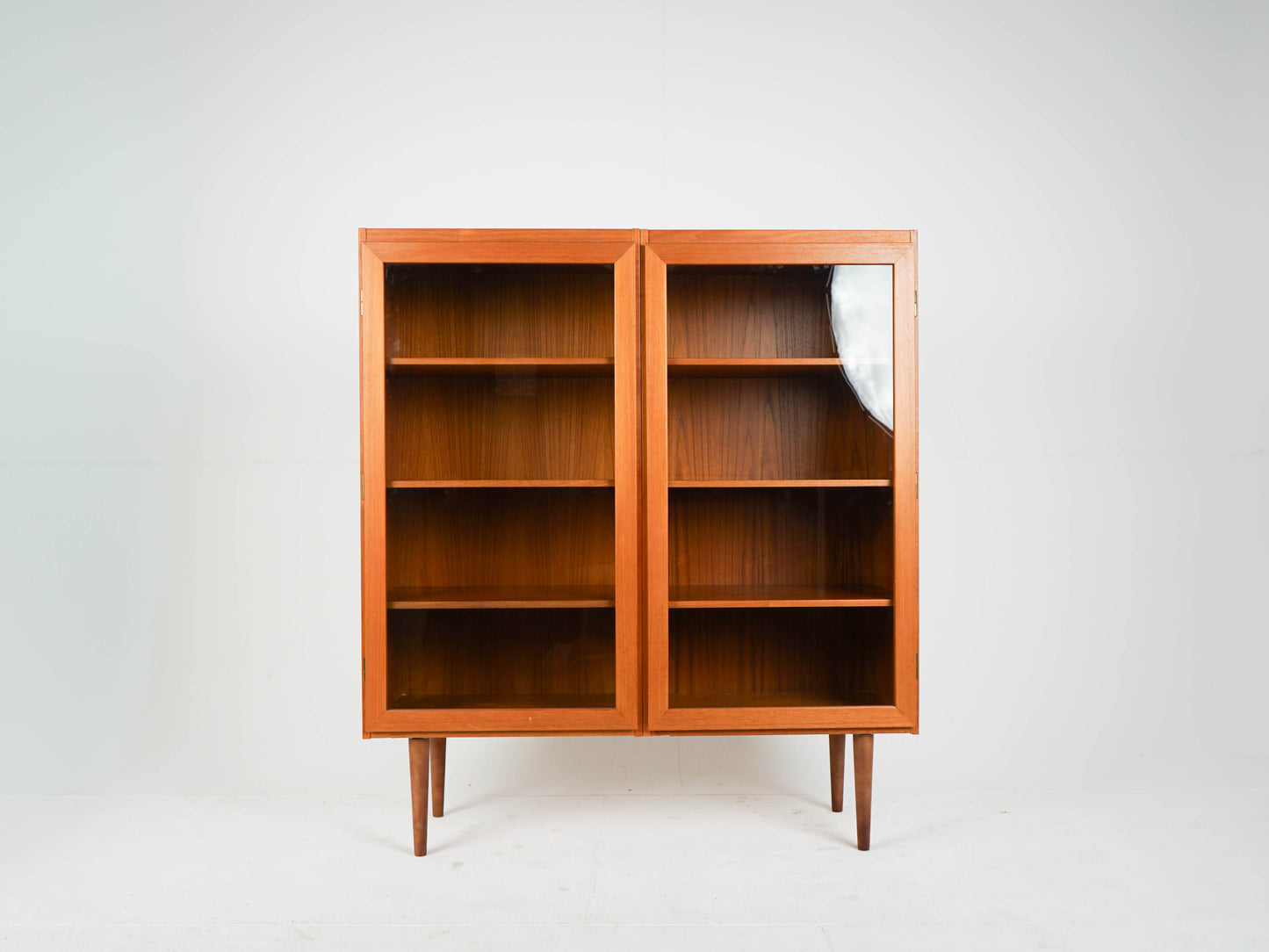 Teak Vitrine Vintage 60er Mid Century Retro Dänisch