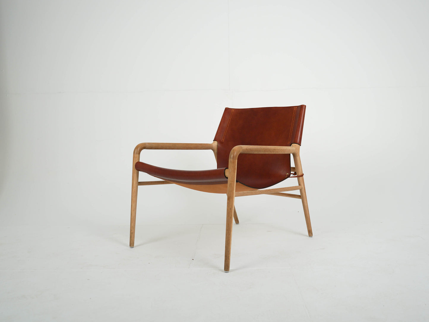 Eiche Leder Sessel RAMA Chair von OX DENMARQ