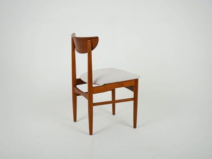 SET 4x Teak Stuhl Esszimmerstuhl Neubezug Vintage 60er Mid Century