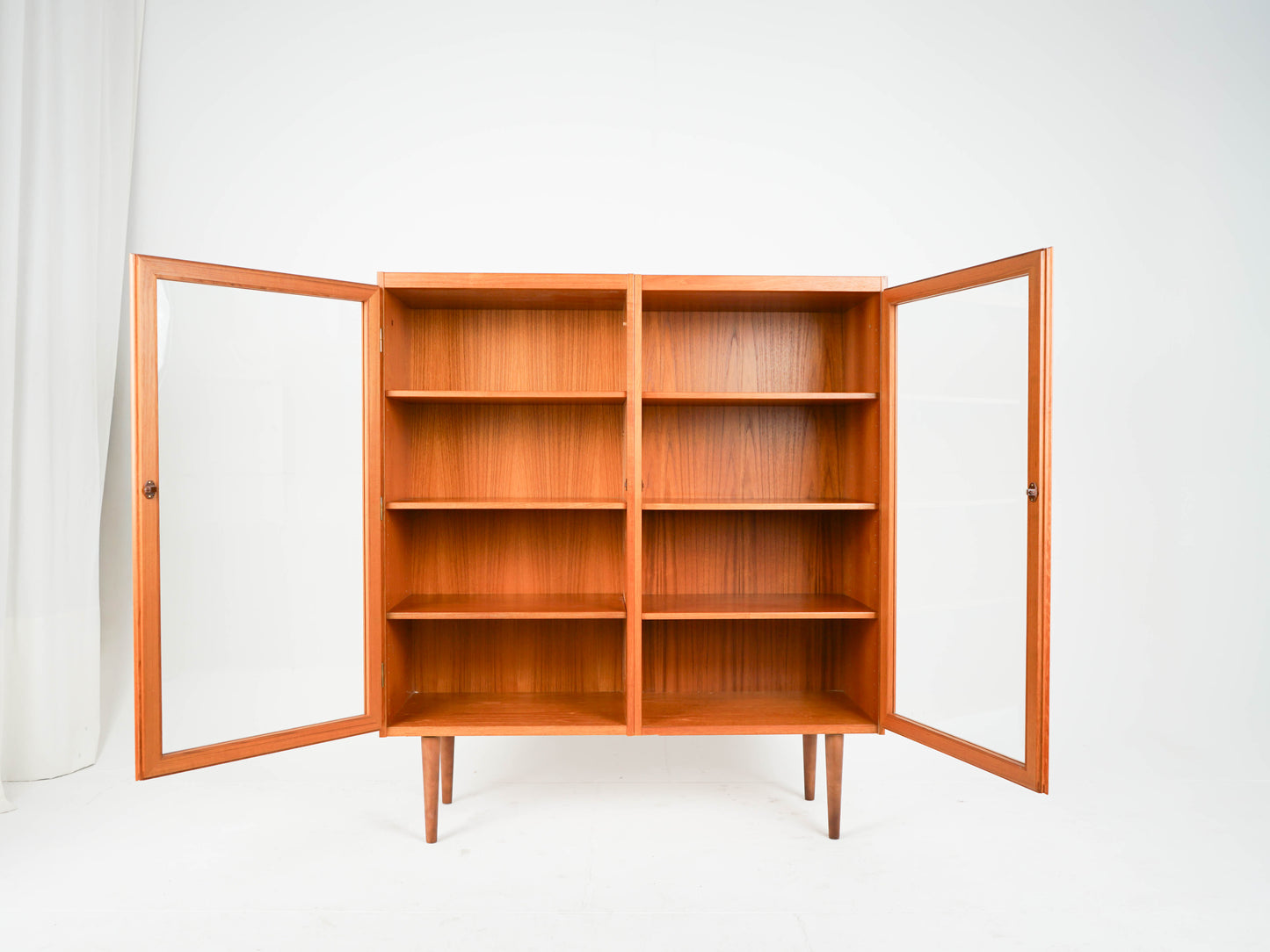 Teak Vitrine Vintage 60er Mid Century Retro Dänisch