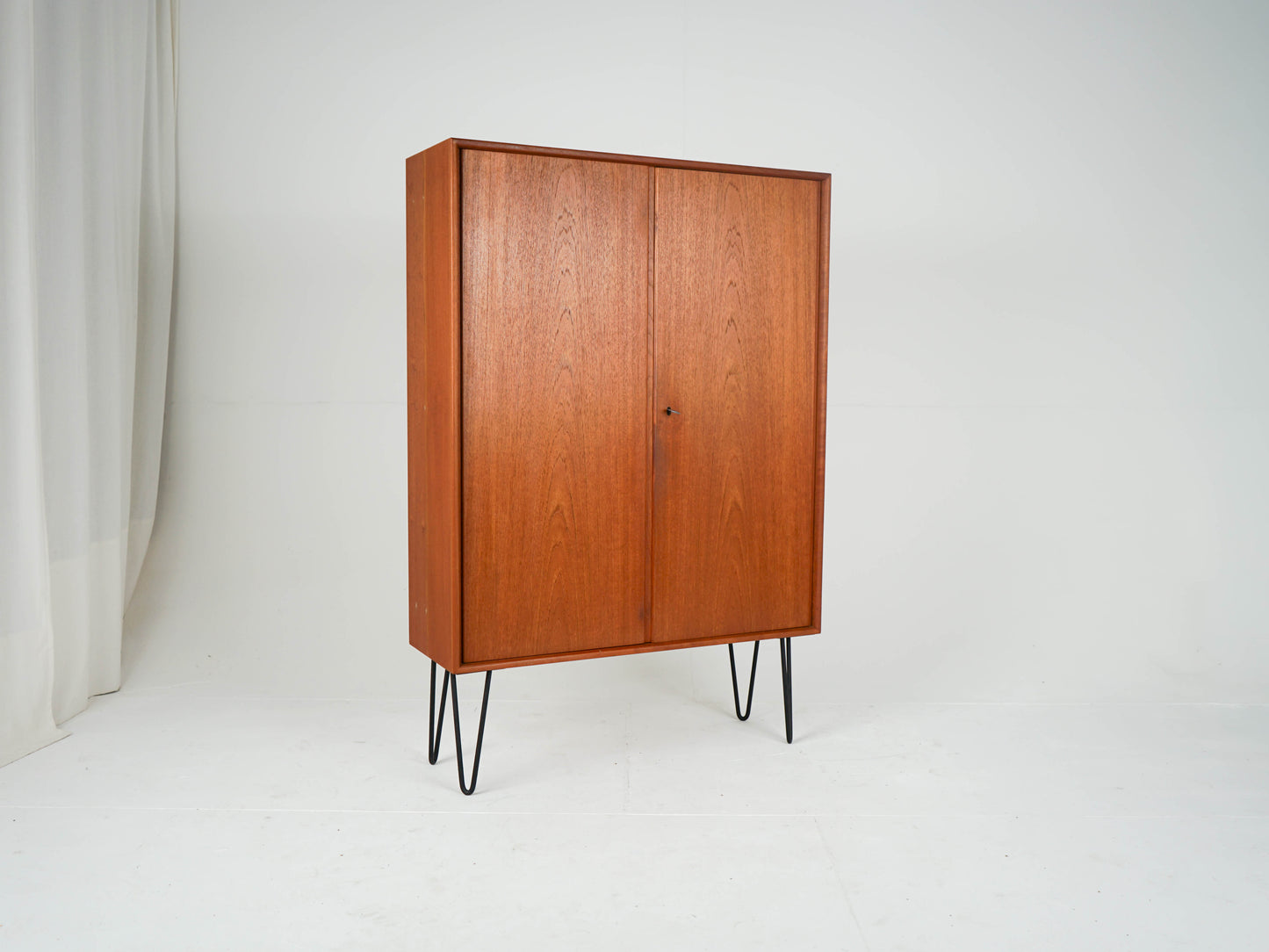 Teak Vitrine Schrank Anrichte Dänisch Vintage 60er Mid Century