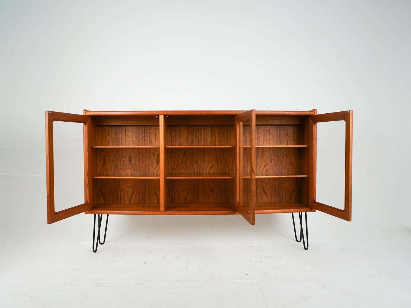 Teak Vitrine Vintage 60er Mid Century Retro Dänisch