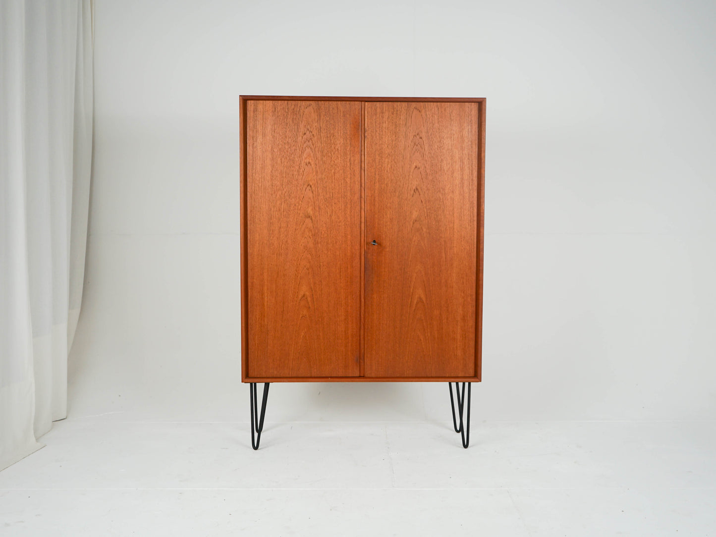 Teak Vitrine Schrank Anrichte Dänisch Vintage 60er Mid Century