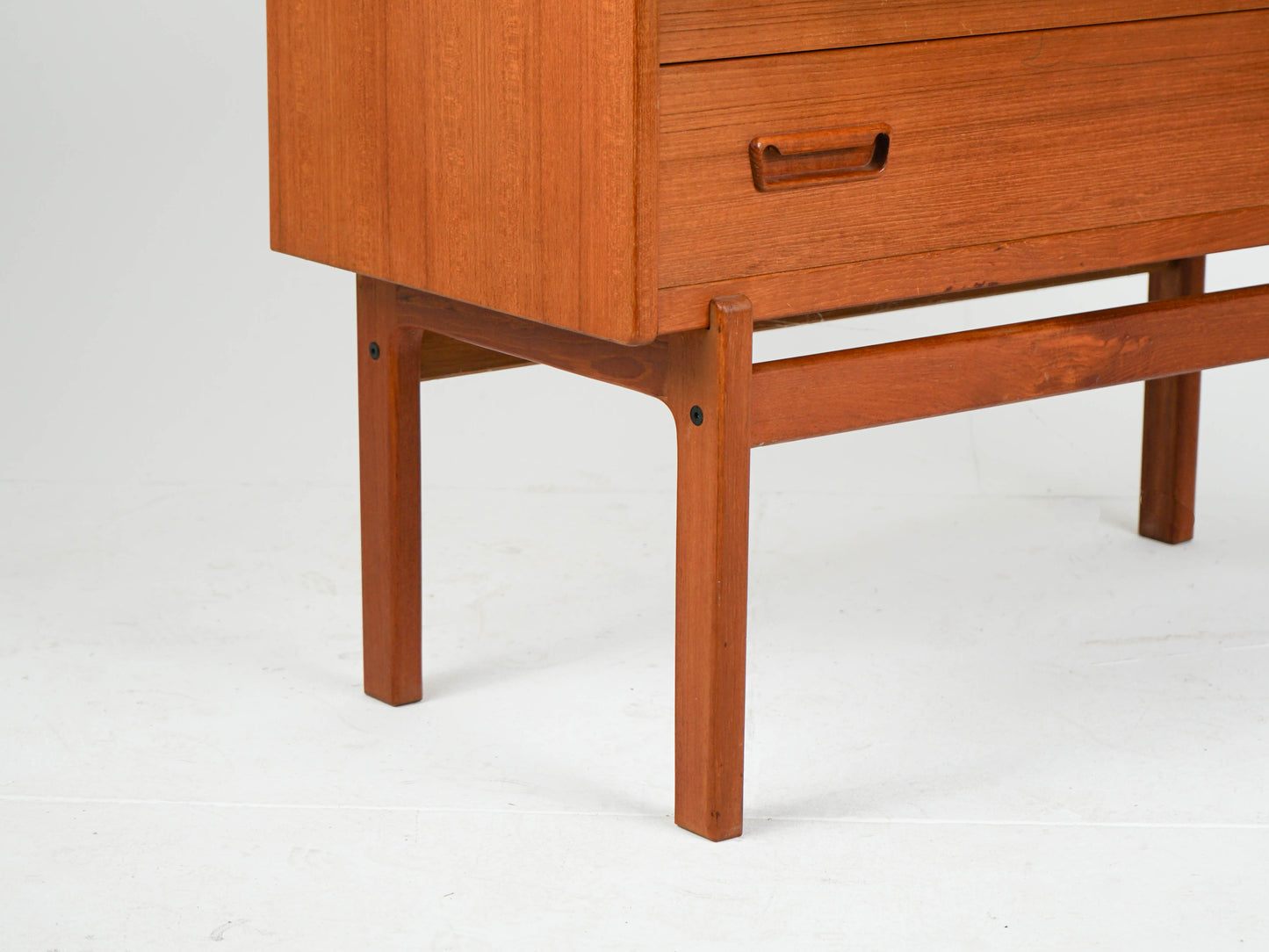 Vintage Teak Sekretär von Arne Wahl Iversen Mid Century