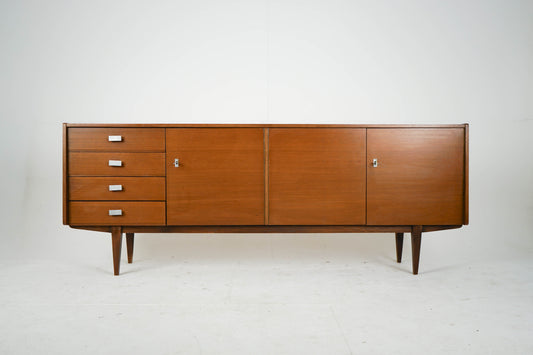 Teak Sideboard Schrank Anrichte Vinyl Vintage Mid Century