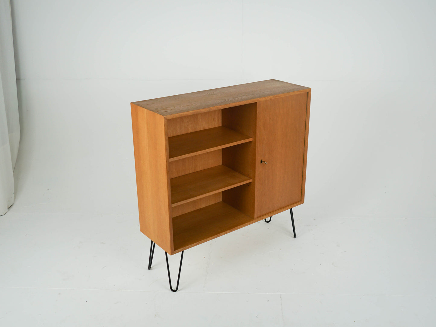 Schrank Eiche Sideboard Anrichte Dänisch Vintage 60er Mid Century