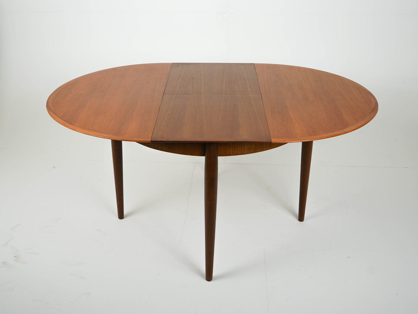 Teak Tisch Esstisch Rund Dänisch Vintage 60er Mid Century