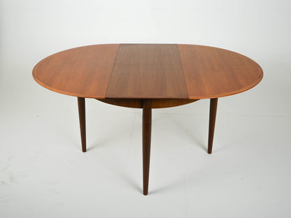 Teak Tisch Esstisch Rund Dänisch Vintage 60er Mid Century