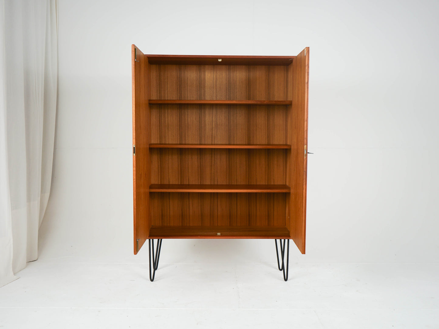 Teak Vitrine Schrank Anrichte Dänisch Vintage 60er Mid Century