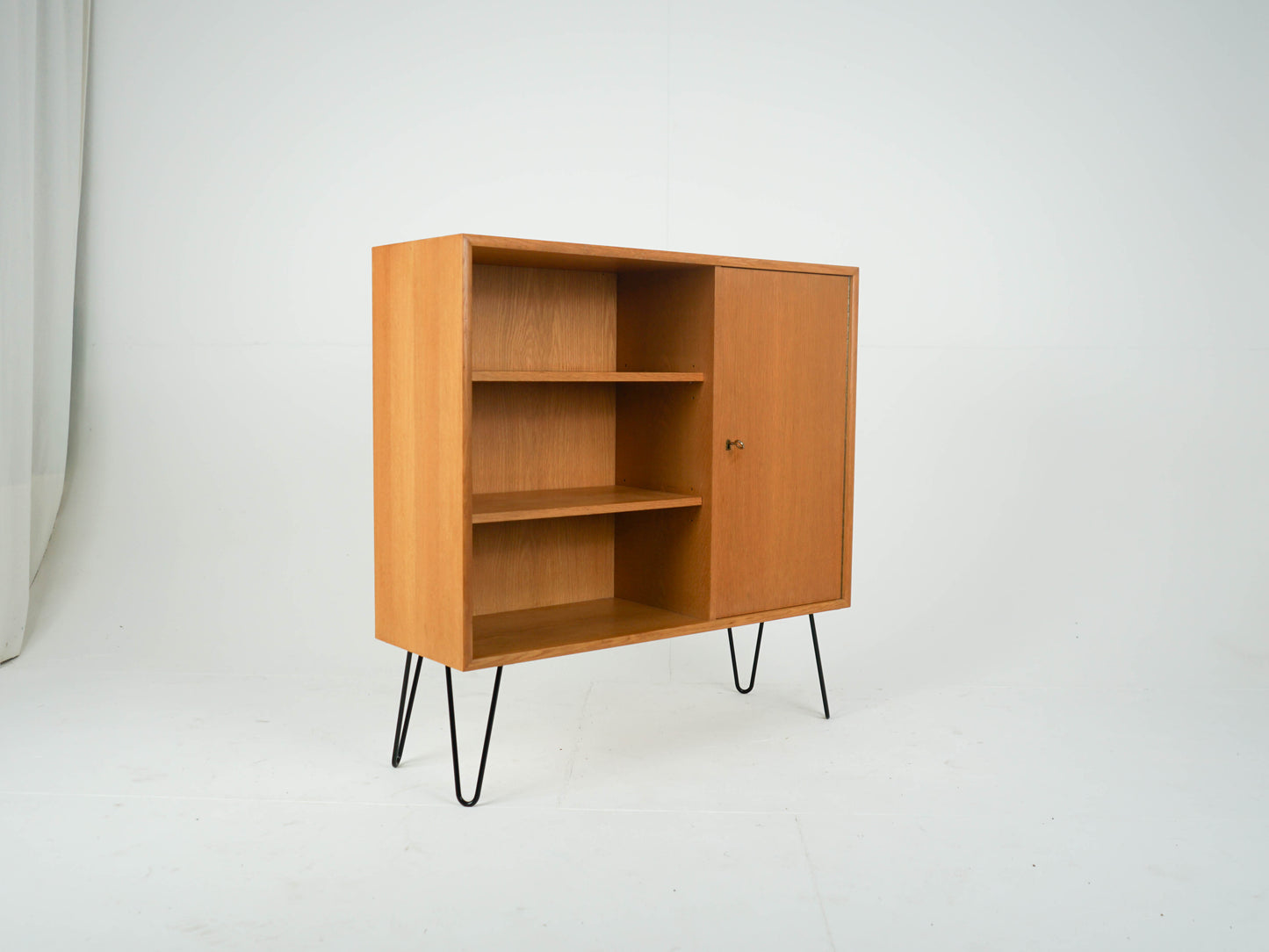 Schrank Eiche Sideboard Anrichte Dänisch Vintage 60er Mid Century