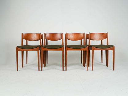 SET 8 Esszimmerstühle Teak Stuhl NEUBEZUG