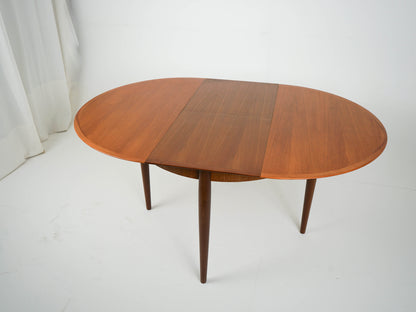 Teak Tisch Esstisch Rund Dänisch Vintage 60er Mid Century