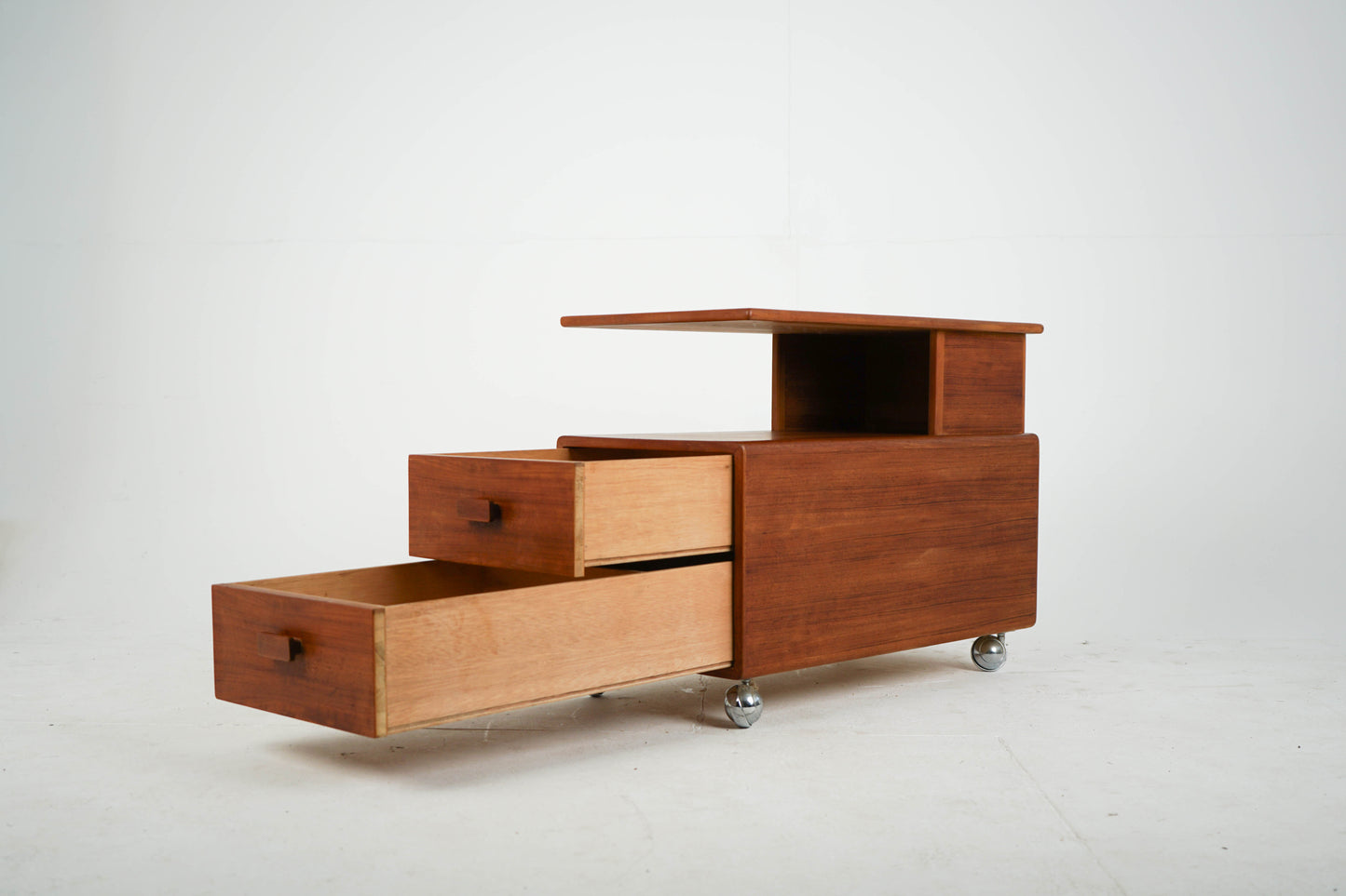 Vintage Teak Couchtisch Beistelltisch Kommode Mid Century