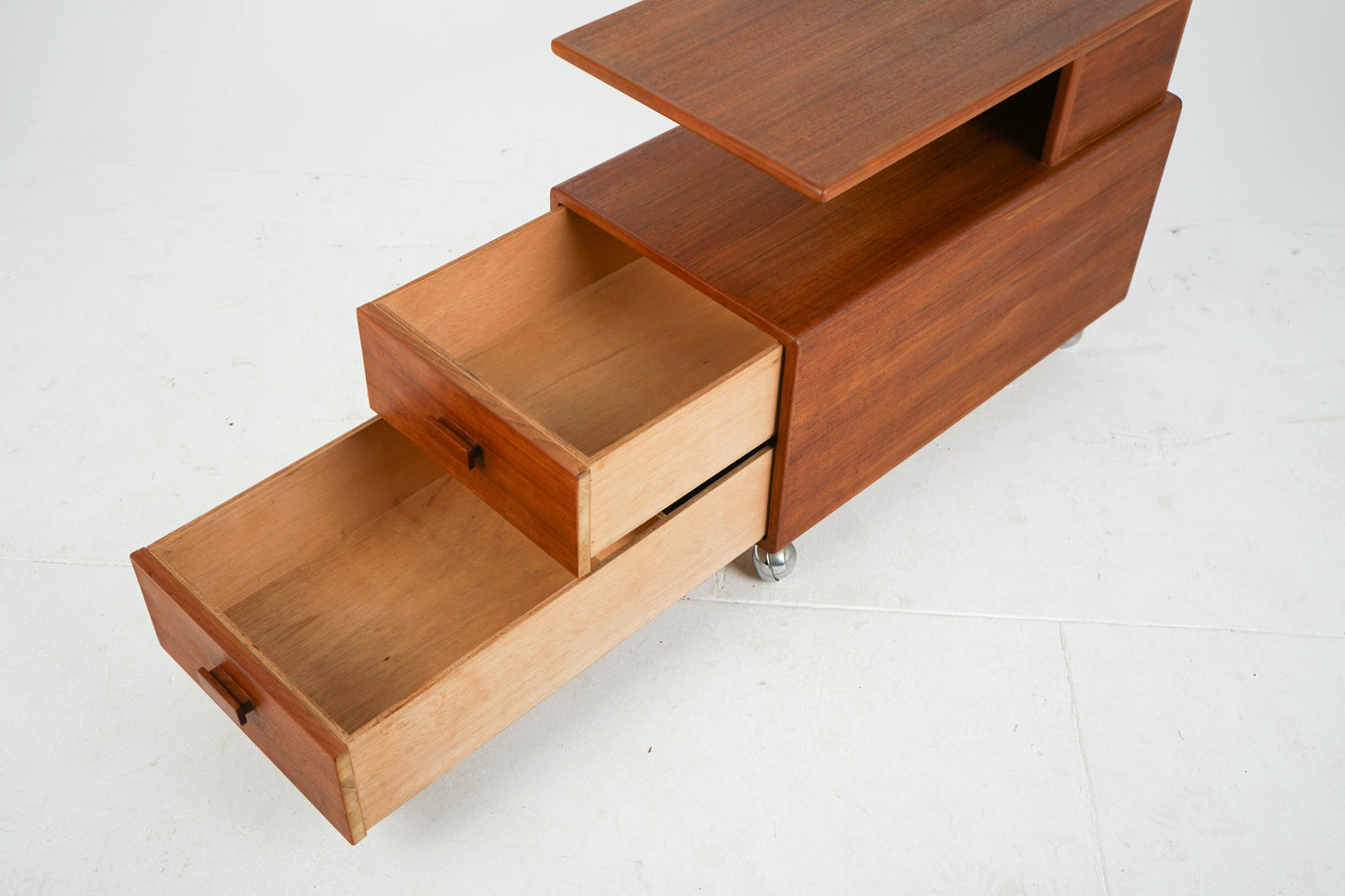 Vintage Teak Couchtisch Beistelltisch Kommode Mid Century