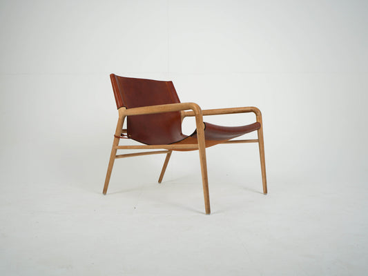 Eiche Leder Sessel RAMA Chair von OX DENMARQ