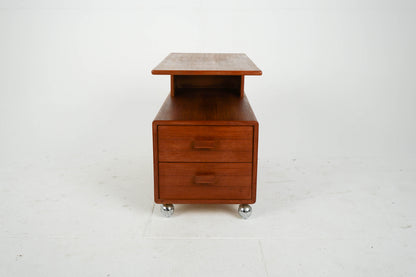 Vintage Teak Couchtisch Beistelltisch Kommode Mid Century