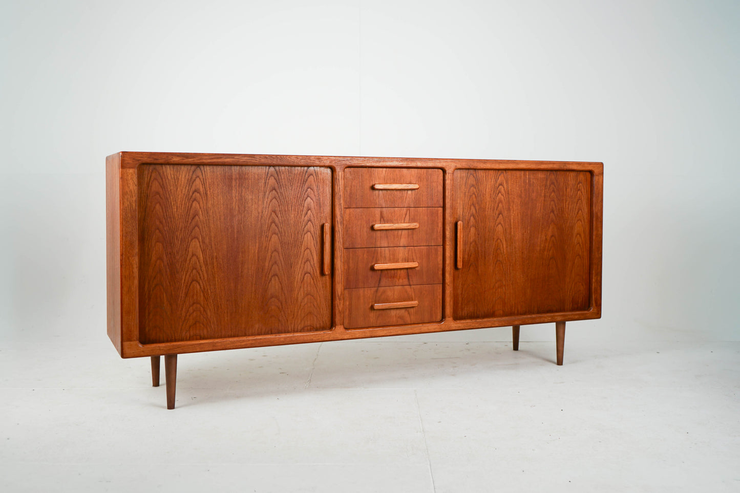 Teak Sideboard Schrank Vinyl Vintage Mid Century