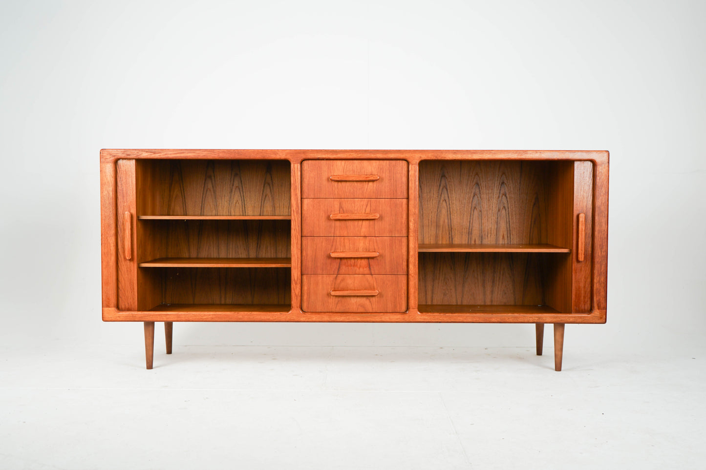 Teak Sideboard Schrank Vinyl Vintage Mid Century
