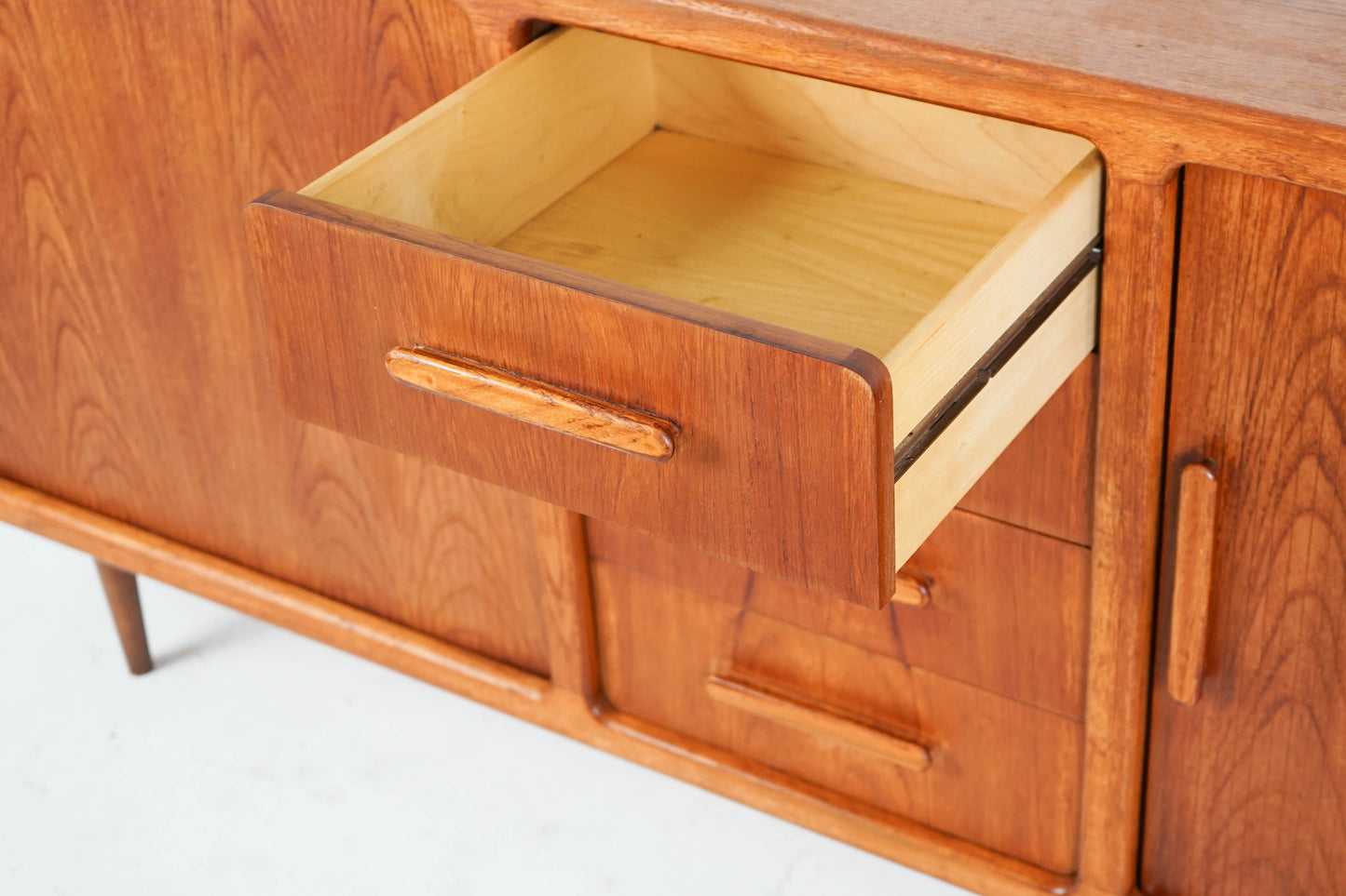 Teak Sideboard Schrank Vinyl Vintage Mid Century