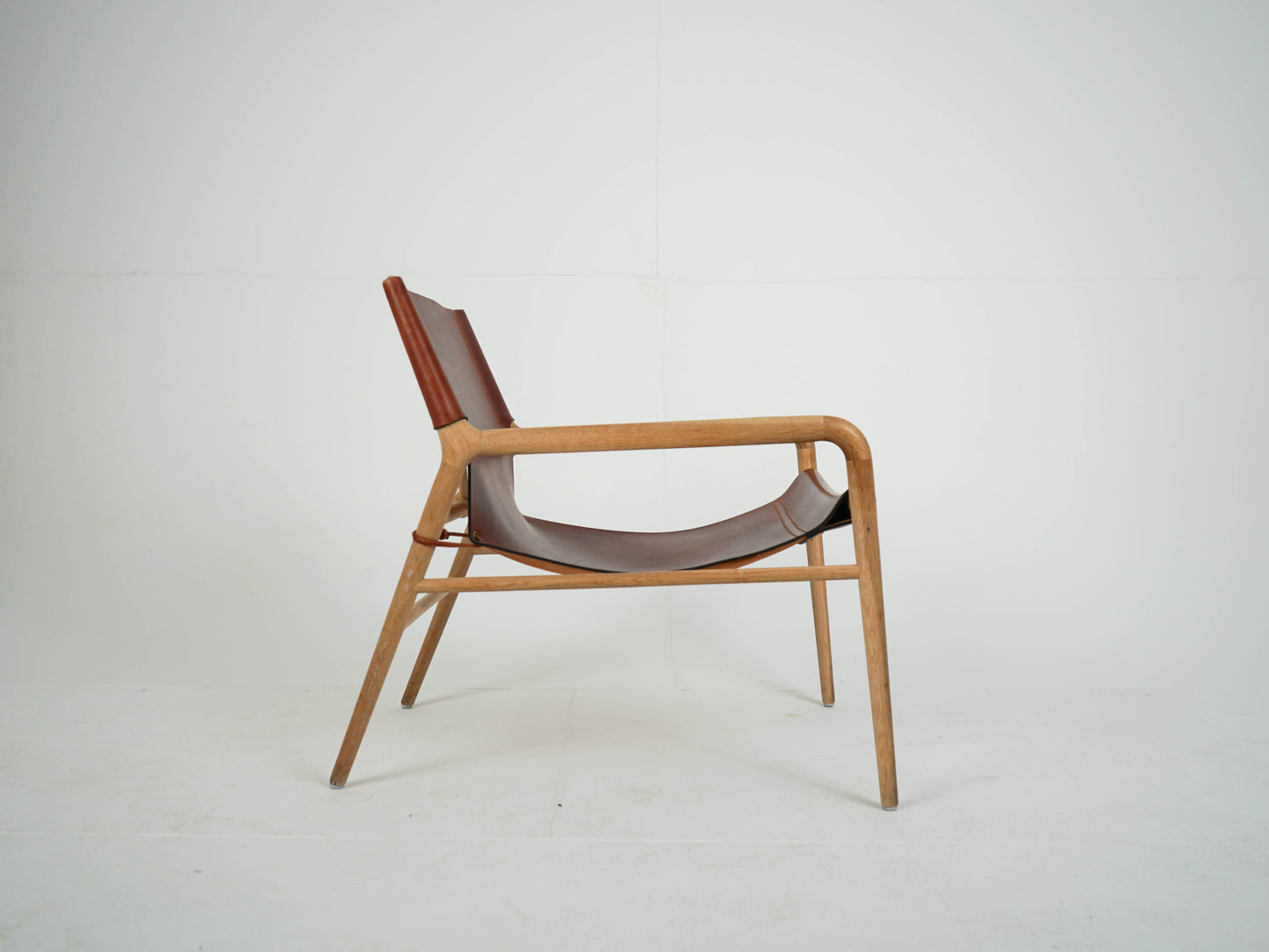 Eiche Leder Sessel RAMA Chair von OX DENMARQ