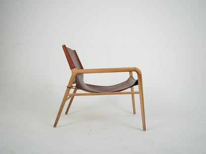 Eiche Leder Sessel RAMA Chair von OX DENMARQ