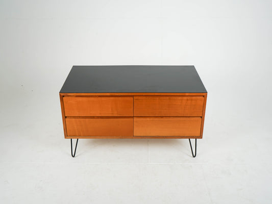 Mid Century Kommode Sideboard Dänisch Vintage Ahornholz