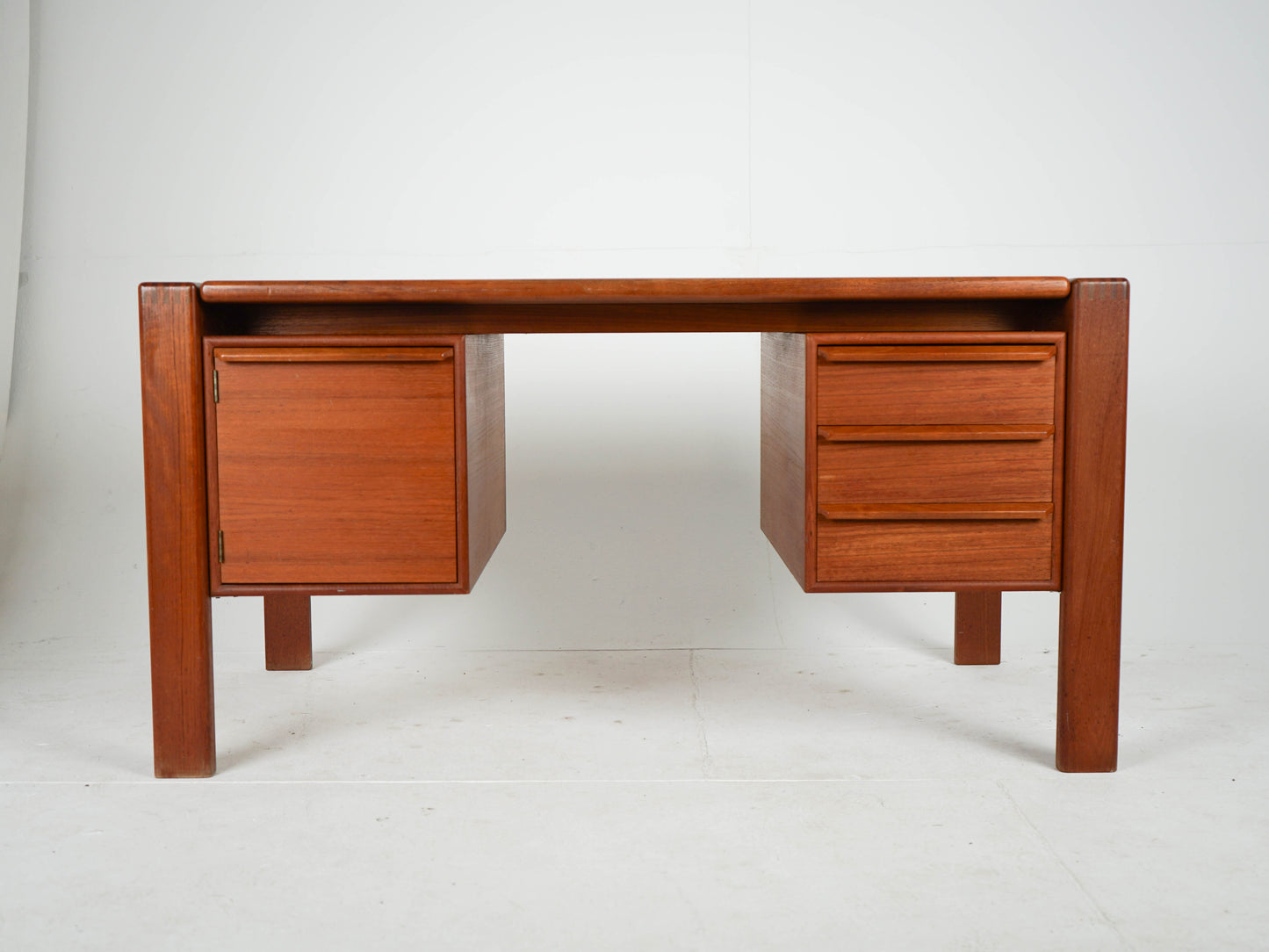 Vintage Teak Schreibtisch Desk Mid Century 60er