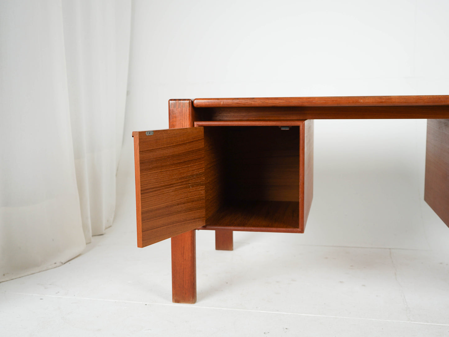 Vintage Teak Schreibtisch Desk Mid Century 60er