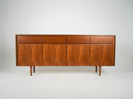 Teak Sideboard Schrank Anrichte Vinyl Vintage Mid Century