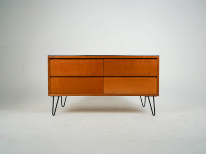 Mid Century Kommode Sideboard Dänisch Vintage Ahornholz