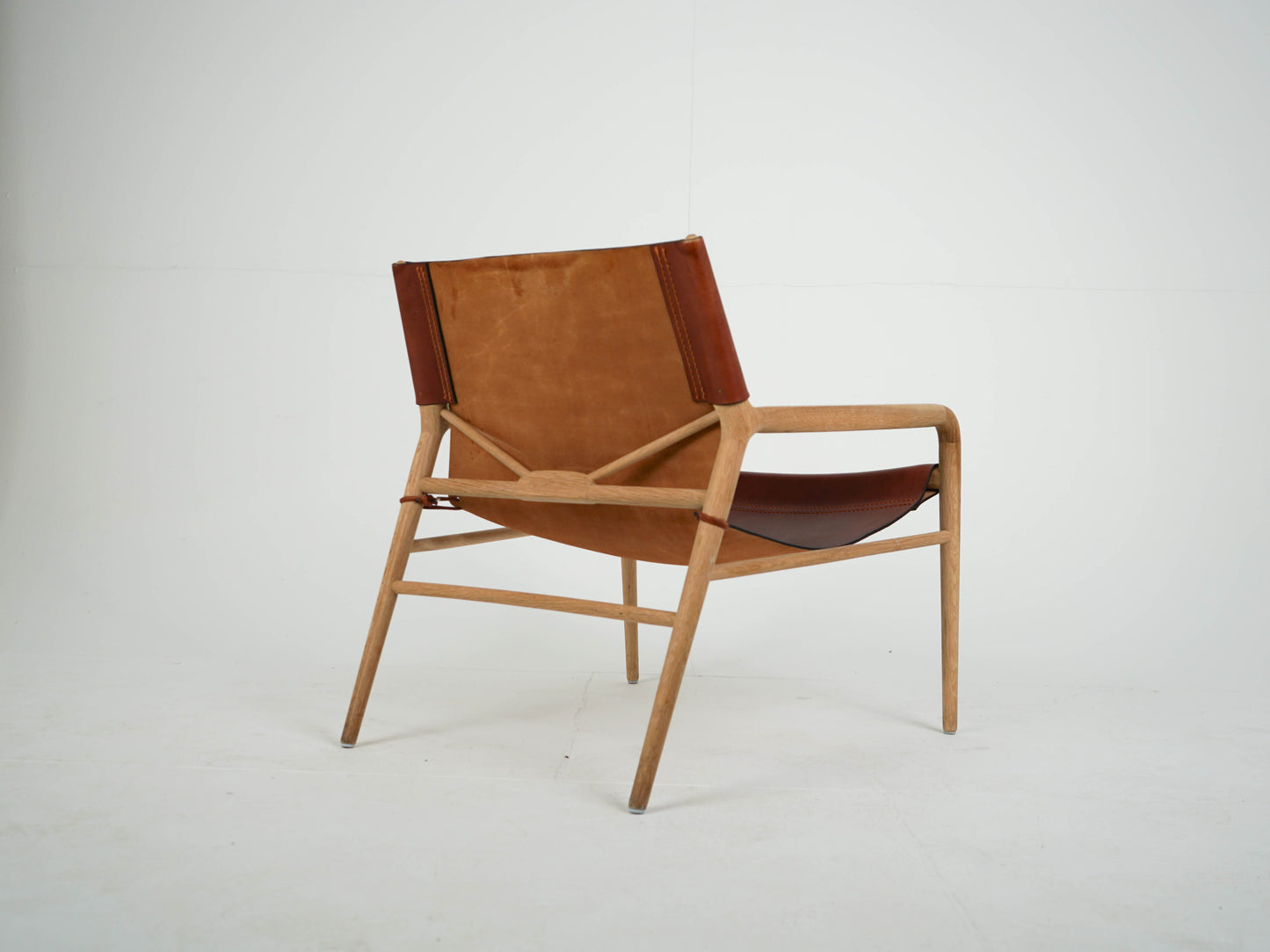 Eiche Leder Sessel RAMA Chair von OX DENMARQ