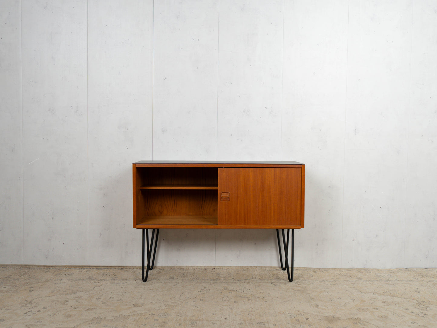 Teak Sideboard Kommode Anrichte Dänisch Vintage 60er Mid Century
