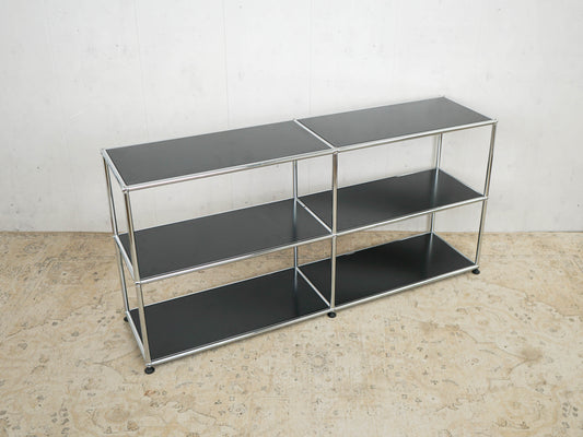 USM Haller Regal Graphitschwarz