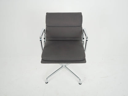 Vitra EA208 Soft Pad Chair in Grau Eames Refurbished