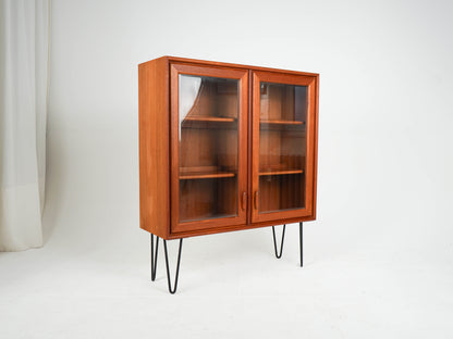 Teak Vitrine Highboard Schrank Vintage 60er Mid Century Dänisch