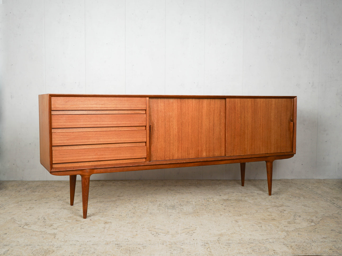 Teak Sideboard Omann Jun Model 18 Vintage Dänisch