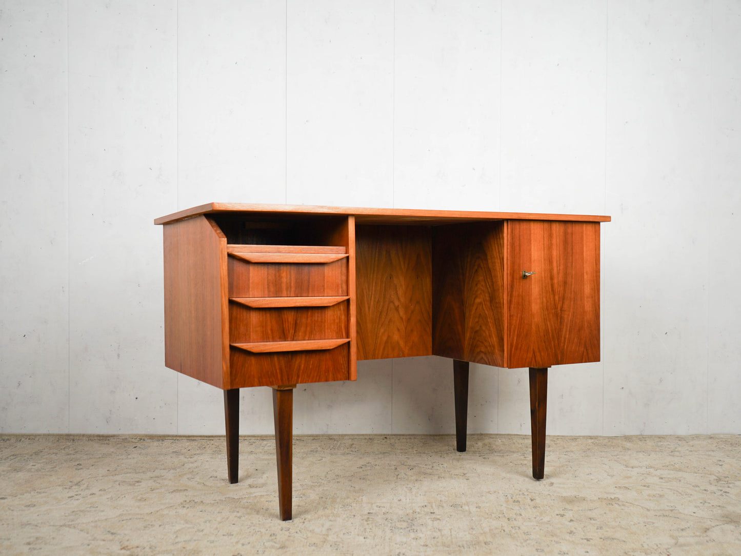 Teak Schreibtisch Desk Vintage 60er Mid Century
