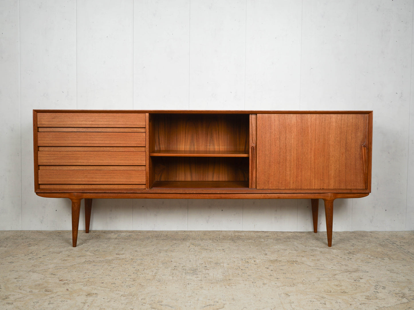 Teak Sideboard Omann Jun Model 18 Vintage Dänisch