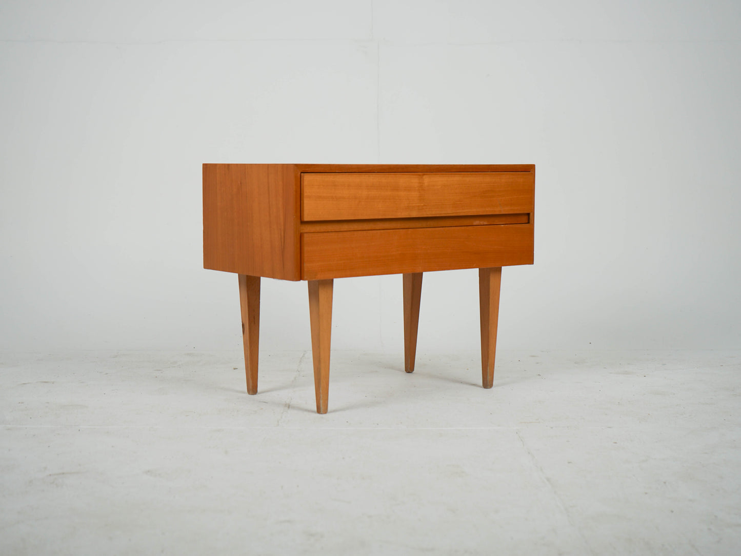 Vintage Teak Nachttisch Kommode Anrichte Mid Century