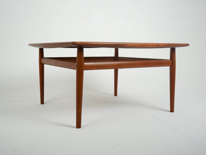 Vintage Teak Couchtisch Grete Jalk für Glostrup Mid Century