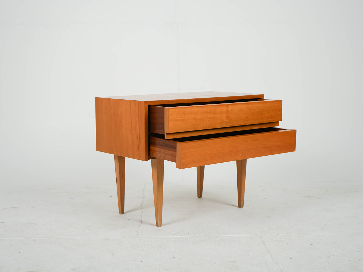 Vintage Teak Nachttisch Kommode Anrichte Mid Century