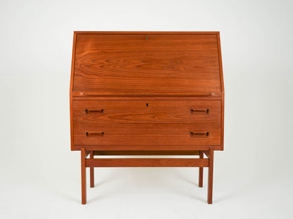 Vintage Teak Sekretär von Arne Wahl Iversen Mid Century