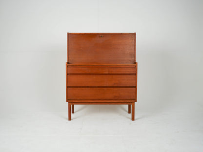 Vintage Teak Sekretär Mid Century Kommode Anrichte